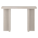 Henn&Hart 42" Wooden Rectangular Console Table Entryway Table, Sofa Table for Entryway, Living Room, Couch, Hallway, or Office, Beech White Henn&Hart