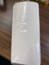 JEBBLAS Disposable Cloth Like Napkins, Built-in Flatware Pocket, Wedding Party Linen Feel White Napkin, Prefolded for Silverware,50 Count JEBBLAS