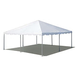 Party Tents Direct 20'x20' Weekender West Coast Tent Frame Party Tent (White) PVC Top with Storage Bag - Tents for Parties, Weddings, Birthdays, Banquets, Fiestas, Workshop, Outdoor Event Party Tents Direct