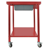 AFF Tear-Down Work Table - Portable Heavy Duty Workbench with Fluid Drainage System - 1,100 lb Capacity - 48" x 31.5" AFF