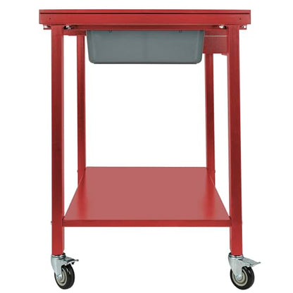 AFF Tear-Down Work Table - Portable Heavy Duty Workbench with Fluid Drainage System - 1,100 lb Capacity - 48" x 31.5" - WoodArtSupply