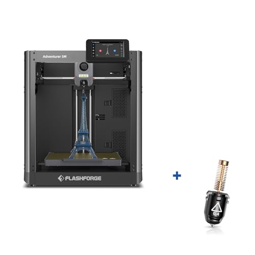 Flashforge Adventurer 5M 3D Printer with Extra 0.4mm Nozzle - WoodArtSupply