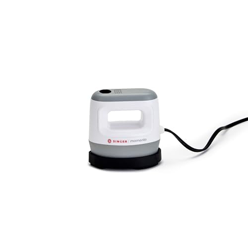 SINGER Mini Heat Press Machine with Safety Base | Dual Heating Modes, Precise Temperature Control, Compact & Portable Design, Easy Time Adjustment & Versatile Use for T-Shirts, Hats & Crafts SINGER