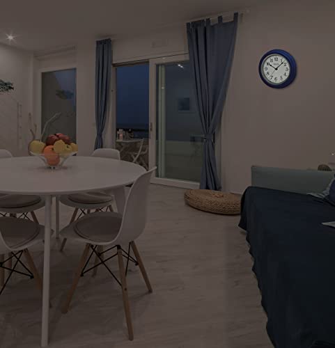 Bulova Clocks Model C4893 Beacon, Blue Bulova