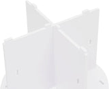 2-Tier Rotating Bookshelf Tower, Corner Bookcase Spinning Bookshelf, 360 ° Revolving Bookcase Book Storage Organizer Rack, Floor Standing Bookcases Display Shelf,Used for Bedroom,Living Room (2 Tier) Omosiroi