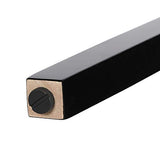 Yaheetech Dining Chairs Side PU Cushion Chairs with Waterproof Surface and Wood Legs for Kitchen Restaurant and Living Room, Set of 4, Brown Yaheetech