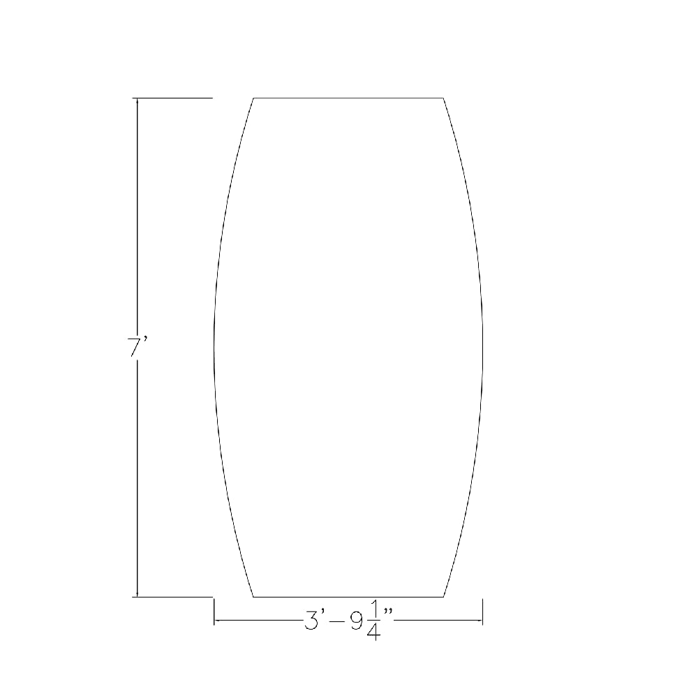 SKUTCHI DESIGNS INC. 7 Ft Boat Shaped Conference Room Table with Silver Post Legs | Harmony Series | 6 Person Table | Asian Night SKUTCHI DESIGNS INC.