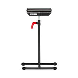 PROTOCOL Equipment Single Roller Stand Workstation Support, Durable Steel Construction, Adjustable Height, Foldable for Portability, 132 lb. Capacity Steelman