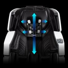 Osaki Titan Summit Flex | Gray | SL-Track Zero Gravity Full Body Massage Chair | Body Scanning | Lumbar and Calf Heating | Bluetooth Speaker | Space Saving | Full Body Airbag Compression Osaki