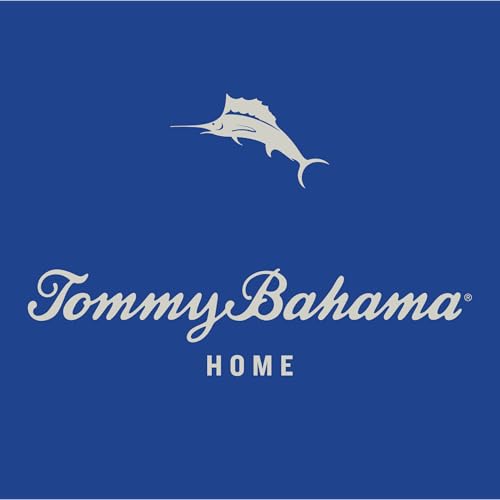 Tommy Bahama - Queen Quilt, Reversible Cotton Bedding, Pre-Washed for Added Softness (Costa Sera Blue, Queen) Tommy Bahama