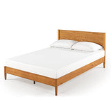 ZINUS Allen Mid Century Solid Wood Platform Bed Frame - No Box Spring Needed, Easy Assembly, Full Size, Brown Zinus