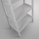 Casual Home 5-Shelf Ladder Bookcase, White Casual Home