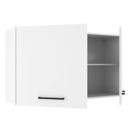 Madesa Garage and Utility Room Wall Storage Cabinet with 2 Doors and Utility Shelves 47 Inch Wooden Organization Unit - White Madesa