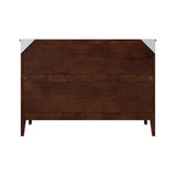 AFI, Santa Fe Full Murphy Bed Chest with 6" Mattress & Built-in USB Charger, Walnut AFI