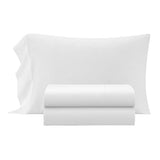 Heritage Kids 3-Piece Twin Sheet Set,White, Includes Top Sheet, Fitted Sheet & Pillowcase,Ultra-Soft Microfiber Kids Bed Sheet Set Heritage Kids