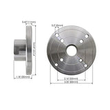 3d 4 "inch 100mm Wood Lathe Chuck Faceplate M33 X 3.5/1 Inch X 8TPI Thread Flange Faceplate Woodworking Turning Tools Accessories(1inch X 8TPI) SanmeiLi