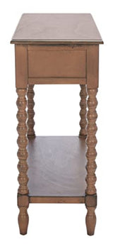 Safavieh Home Collection Athena Brown 2-Drawer Console Table SAFAVIEH