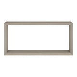 Henn&Hart 64" Wooden Rectangular Console Table Entryway Table, Sofa Table with Wooden Shelf for Entryway, Living Room, Couch, Hallway, or Office, Beech White Henn&Hart