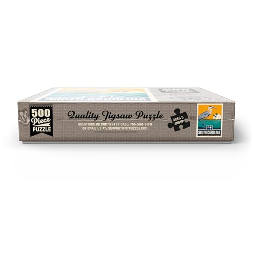 MyPuzzle South Carolina: The Palmetto State - Premium 500 Piece Jigsaw Puzzle for Adults MyPuzzle.com