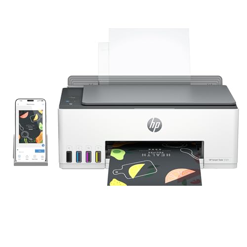 HP Smart Tank 5101 Wireless All-in-One Ink Tank Printer with 2 years of ink included,Print, scan, copy, Best-for-home, Refillable ink tank (1F3Y0A)