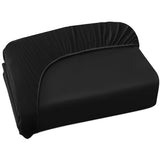 Twin Fitted Sheet Only, Twin Size Sheets for Kids Up to 14 Inches Deep Procket, Single Bed Mattress Sheets Stretchable Breathable Cover, Black Coldwind