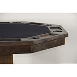 Pemberly Row Transitional Wood Game & Dining Table in Tobacco Leaf Pemberly Row