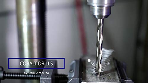 Drill America - D/A29J-CO-PC 29 Piece M42 Cobalt Drill Bit Set in Round Case (1/16" - 1/2" X 64ths), D/ACO Series Drill America