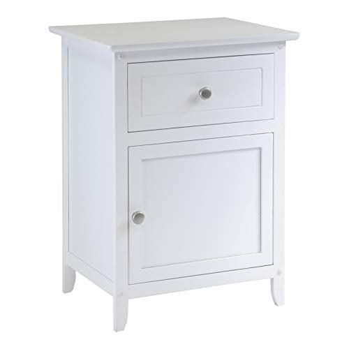 Winsome Eugene Accent Table, 18.90"W x 14.96"D x 25"H, White