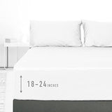 sunflower Extra Deep Pocket California King Sheet Sets Fits 18"-24" in Deep Mattress -100% Cotton Calking Sheet Set, White Hotel Luxury Soft Breathable Sheet Sets for Calking Bed Deep Pocket sunflower