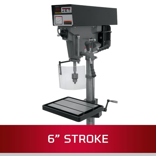 JET 15-Inch Variable-Speed Drill Press, 1 HP, 3Ph 220/440V (‎J-A5818) - WoodArtSupply