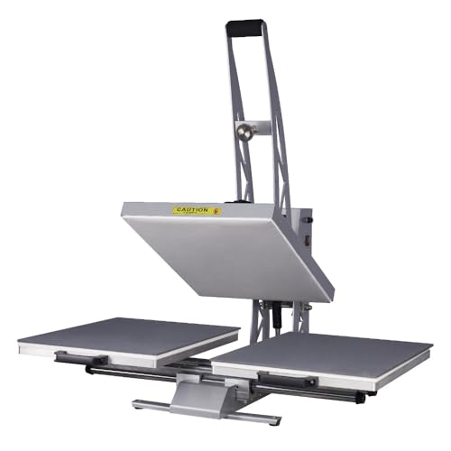16" x 24" Auto-Open Dual Station Heat Press Machine, Semi-Automatic Magnetic Slide-Out Sublimation Transfer Printer with Threadable Lower Platen, 110V 2000W Yestar