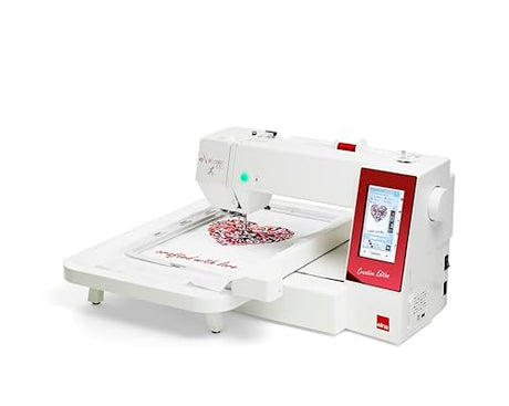 Elna eXpressive 830L Creative Edition computerized Embroidery-Only Machine with extra-large embroidery field 7.8" x 14.1", Superior Needle Threader, 4 Included Hoops, Thread Sensors and Thread Cutters Elna