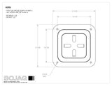 Sojag 12' x 20' Samara Carport Canopy Fabric Wall Enclosure Kit, Grey (135-9165845) Sojag
