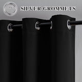IGEMAEVE 100% Blackout Curtains for Bedroom Living Room, Sliding Door Curtains 84 Inch Length, Extra Wide Privacy Room Divider Grommet Thermal Insulated Drape for Patio Door Window(W100 x L84,1 Panel) IGEMAEVE