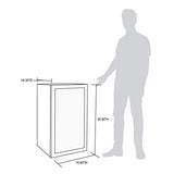 NewAir Mini Refrigerator and Cooler - 177 Mini Cans or 126 Regular Can - Drink Dispenser with Adjustable Shelves and Glass Door - Mini Fridge for Wine, Beer or Soda- Ideal for Dorm, Office, Bar NewAir