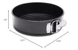 HIWARE 9 Inch Non-stick Cheesecake Pan Springform Pan with Removable Bottom/Leakproof Cake Pan - Black HIWARE