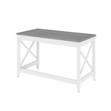 Alera ALEWSF4824GY 47.24 in. x 23.62 in. x 29.53 in. Farmhouse Writing Desk - Gray Alera