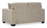 Signature Design by Ashley Deltona Contemporary Loveseat with 2 Accent Pillows, Beige Signature Design by Ashley