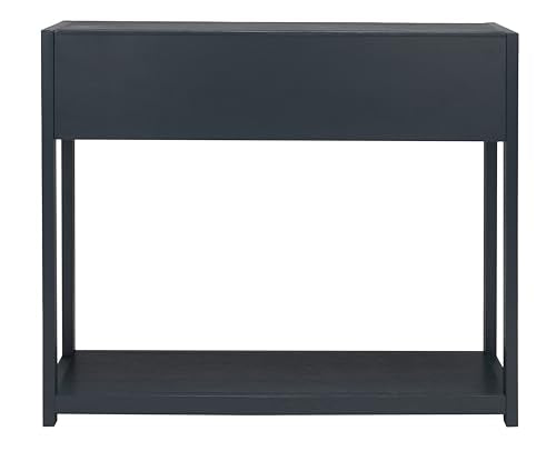 SAFAVIEH Home Collection Sadie Contemporary Navy Blue 2-Drawer Console Table (Fully Assembled) SAFAVIEH