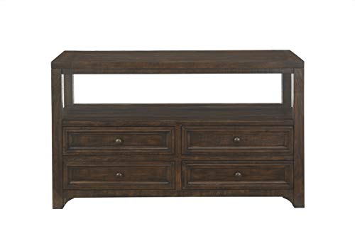 Martin Svensson Home Lisbon Sofa Table, Console, Dark Mocha - WoodArtSupply