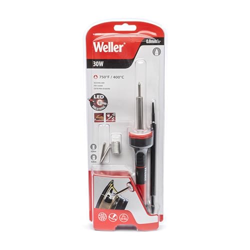 Weller 30W/120V Soldering Iron Kit, LED Halo Ring - WLIRK3012A Weller
