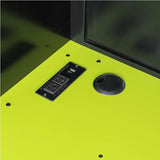 Merax Twin Size Gaming Loft Bed with Desk and Multi-Storage Shelves, Wooden Loft Bed Frmae with Light, Space-Saving Bed with Safety Guardrail Merax