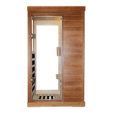 RAYPUR Far Infrared Wooden Sauna Room for Relaxation, Recovery, and Wellness Personal Home Spa Equipped with Bluetooth Music Player,Fit for Men and Women RAYPUR