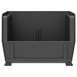 Akro-Mils 30210 AkroBins Plastic Storage Bins, Space-Saving Stackable Bins for Garage, Pantry, Craft Organization, 5-" x 4-" x 3-", Black, 24-Pack Akro-Mils