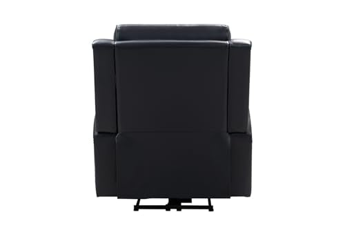 BarcaLounger Tomas Power Recliner-Midnight Blue BarcaLounger