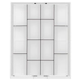 SOFTSEA Queen Murphy Bed with Rotating Frame, Storage Shelves, Foldable Wall Bed Frame with Bookcase, Hidden Murphy Bed Cabinet for Home Office, Guest Room, Space-Saving, White SOFTSEA