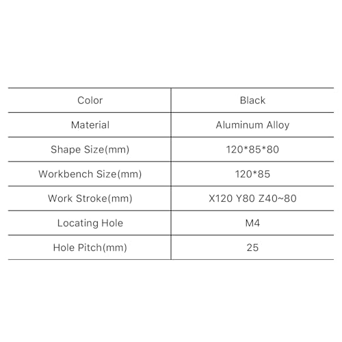 Cloudray One-Dimension Marking Workbench for CO2 & Fiber Laser Engraver Machine, 1D Working Table, Lift Stand & Holder Laser Engraver, Flexible Working Area 4.7"x3.4", One Direction XY Table, Black Cloudray