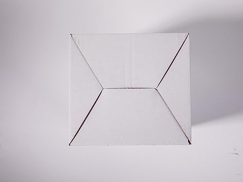 MoKo Sunglasses Organizer with 5 Slots, Foldable Travel Glasses Storage Case Holder Eyewear Display Box, White MoKo