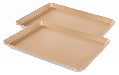 Nordic Ware Naturals Aluminum NonStick Baker's Half Sheet, 2-pack Nordic Ware