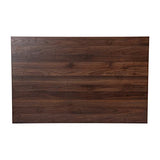 Taylor & Logan Haisley Dark Walnut 47" Mid-Century Modern Wood Dining Table Taylor & Logan